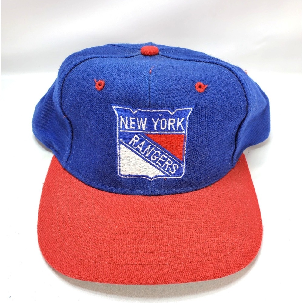 New York Rangers Vintage Universal Snapback Cap Hat Twill Green Bill Spell Out